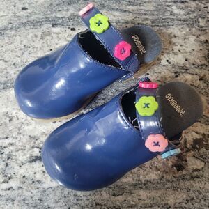 GYMBOREE Blue Patent Leather Youth Kids Toddler Girls Walking Shoes  Size 9